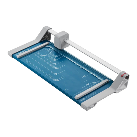 Dahle Generation 3 507 Manuel de l'utilisateur