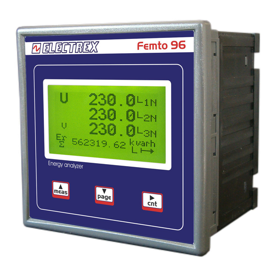 Electrex FEMTO 96 Installationshandbuch