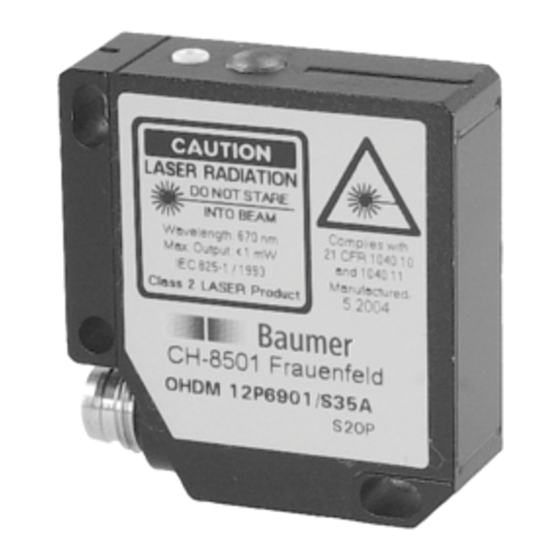 Baumer 10151381 Manuale