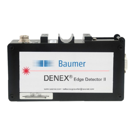 Baumer DENEX Edge Detector II Manual del usuario