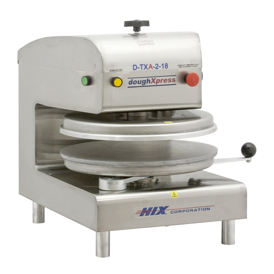 dough Xpress DX Series Gebruikershandleiding