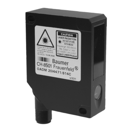 Baumer OADM 20U5570/S14C Посібник