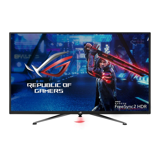 Asus XG Series Podręcznik