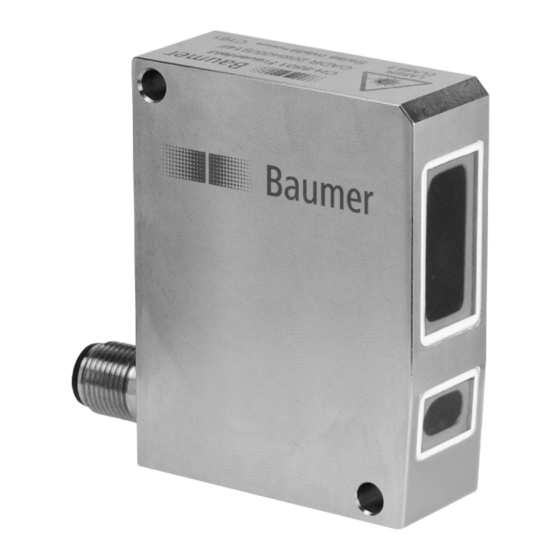 Baumer OADR 20I6486/S14F Manuel