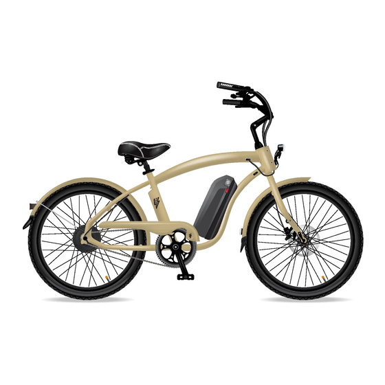 Electric Bike Company X Manuale di avvio rapido