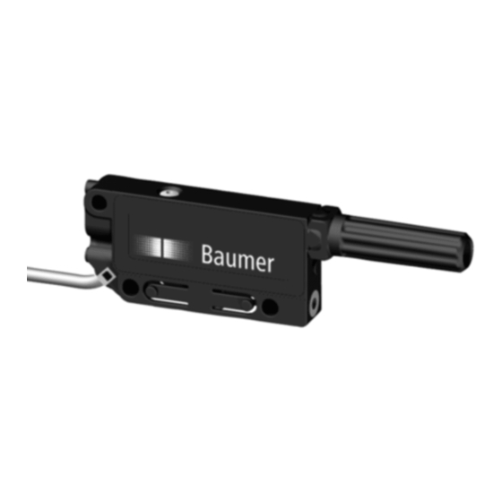 Baumer UNDK 09U6914 빠른 시작 매뉴얼