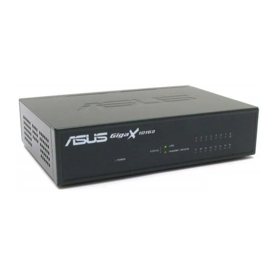 Asus GigaX 1016D Quick Installation Manual