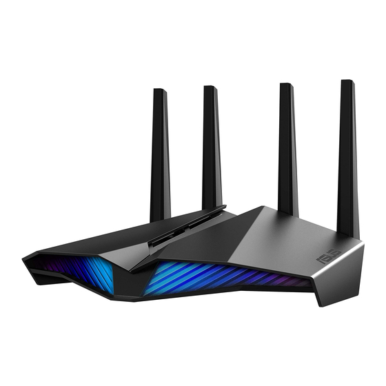 Asus OPTUS DSL-AX5400 Snelstarthandleiding