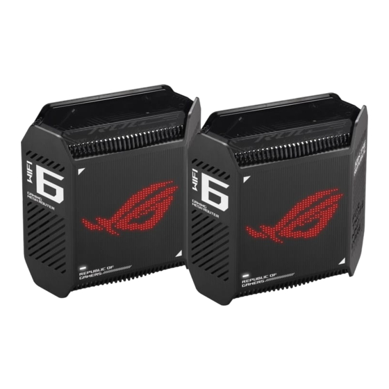 Asus ROG Rapture GT6 Snelstarthandleiding