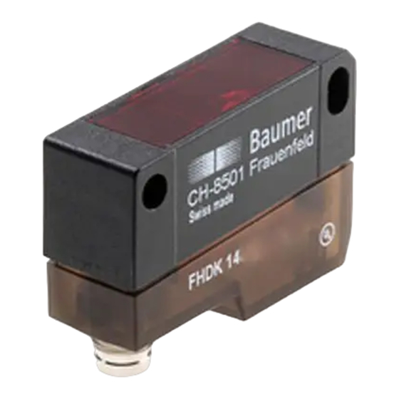 Baumer OPDK 14N5901/S35A 지침