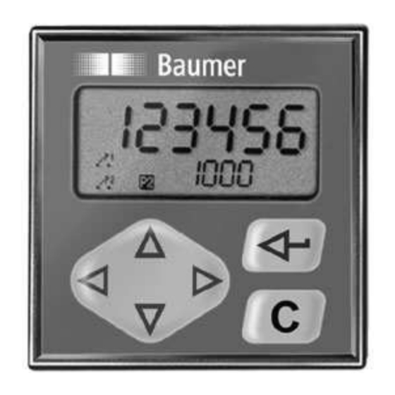 Baumer TA134 Betriebsanleitung