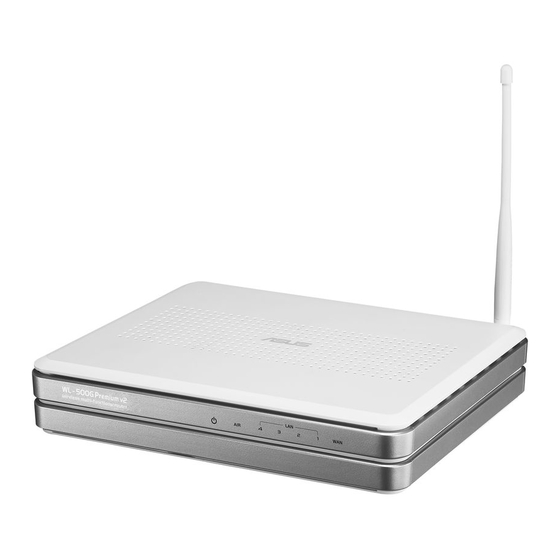 Asus WL-500gP Manuale d'uso