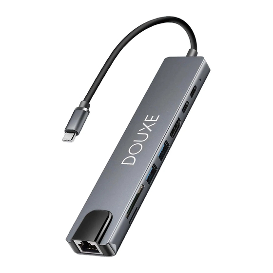 DOUXE USB-C Hub Інструкція з експлуатації