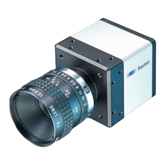 Baumer CameraLink SXC Series Snelstarthandleiding