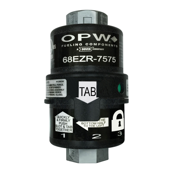 Dover OPW 68EZR Установка