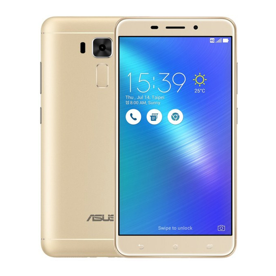 Asus ZenFone 3 Laser ZC551KL 사용자 설명서