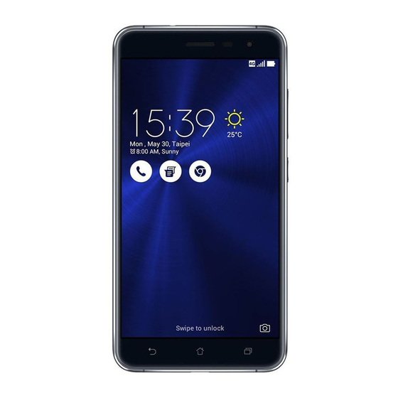 Asus ZENFONE 3 SERIES Manual