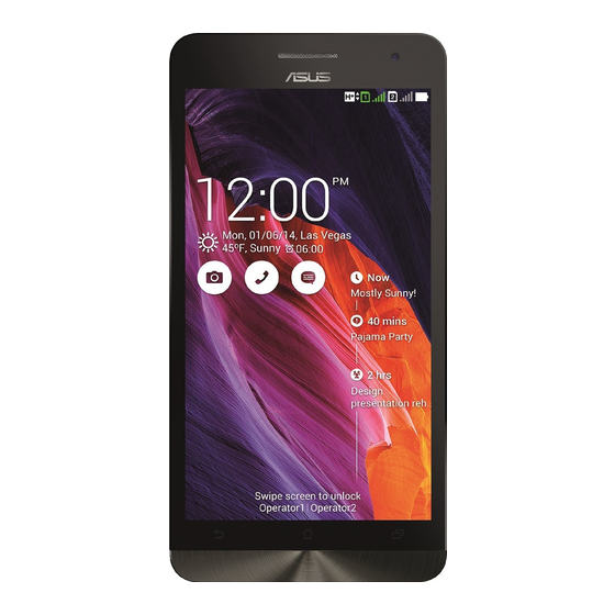 Asus zenfone 6 e8829 2014 Podręcznik użytkownika