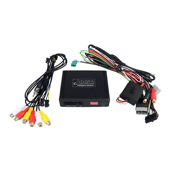 Caraudio-Systems c.LOGiC C4-LR12-NC Manual