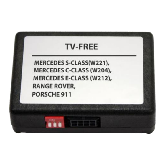 Caraudio-Systems TV-Free TF-MFD2 マニュアル