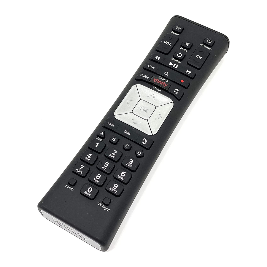 Comcast Remote with Voice Control 시작