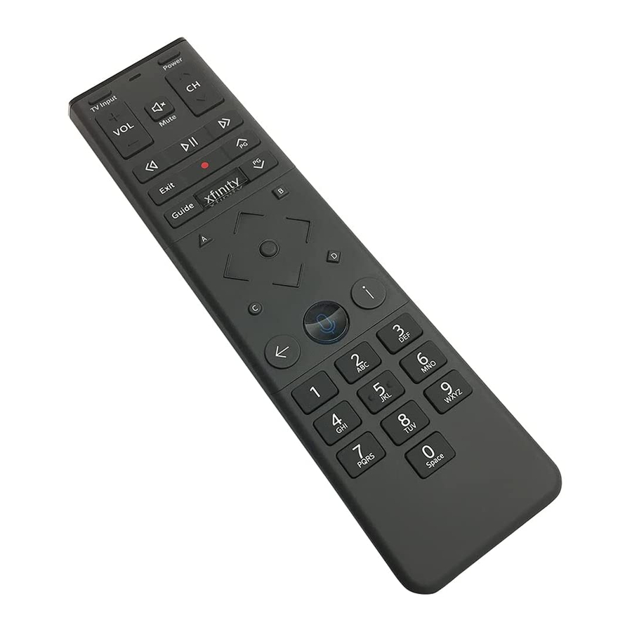 Comcast XR15 수동 시작