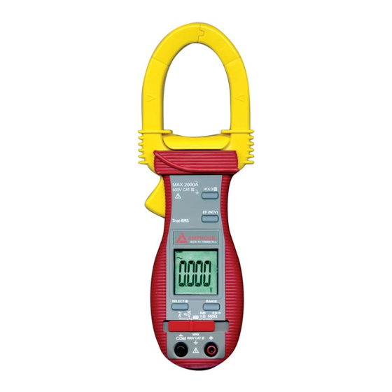 Amprobe ACD-15 Pro Manuale d'uso