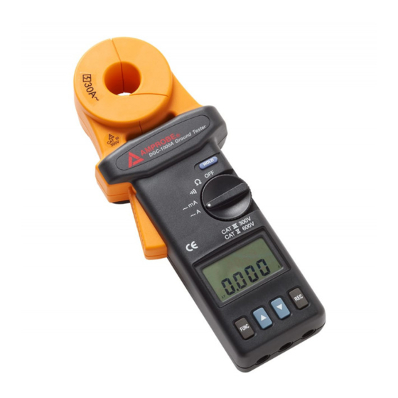 Amprobe DGC-1000A Посібник користувача