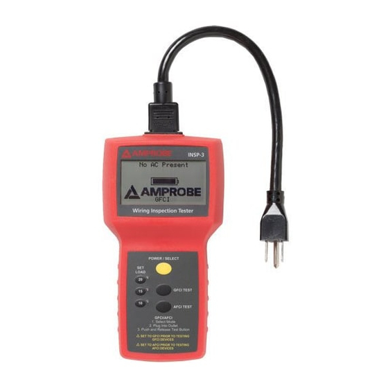 Amprobe INSP-3 Kullanıcı Kılavuzu