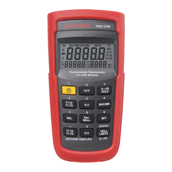 Amprobe TMD-53W Manual del usuario