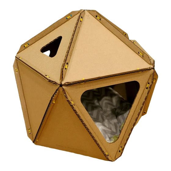 Cardboard Studio I-COZY-hedron Інструкція з монтажу Посібник з монтажу