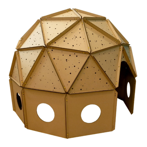 Cardboard Studio Play-netarium Dome Montaj Talimatları Kılavuzu