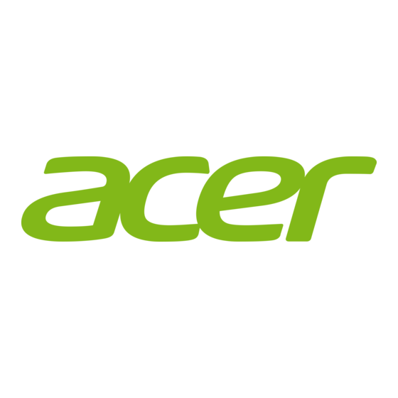 Acer AS309 Skrócona instrukcja obsługi