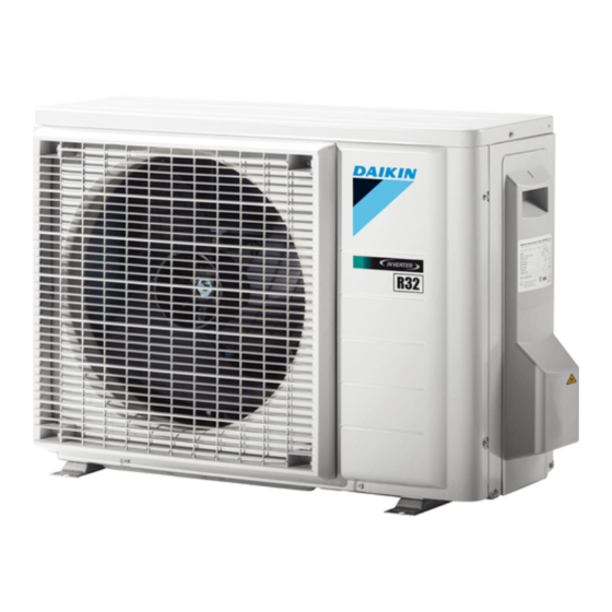 Daikin 4MWXM52A2V1B9 インストレーション・マニュアル