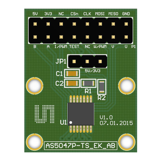 AMS AS5047P-TS_EK_AB Manual