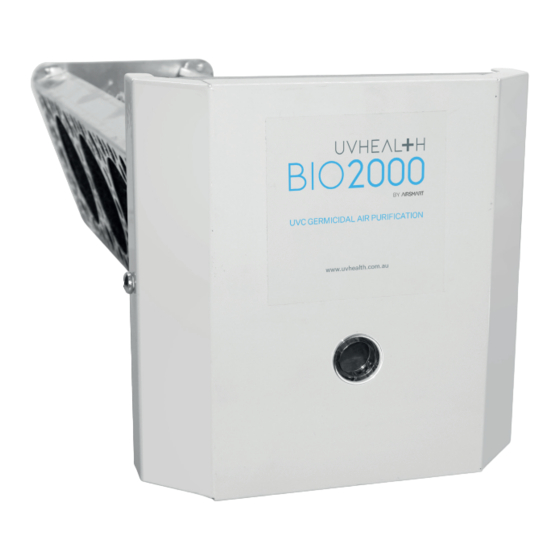 Airsmart Uvhealth BIO2000 Manual de instalación