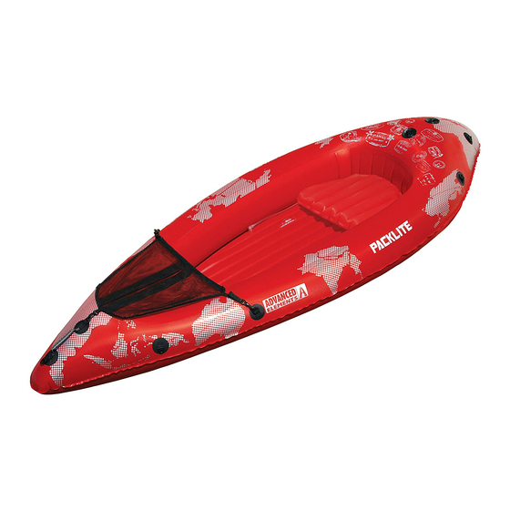 Advanced Elements Packlite Inflatable Kayak AE3021 Manual do Proprietário