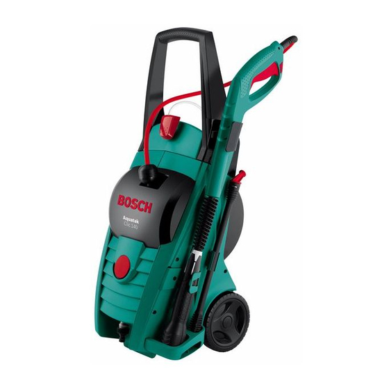 Bosch Aquatak Clic 125 Manual de instruções original