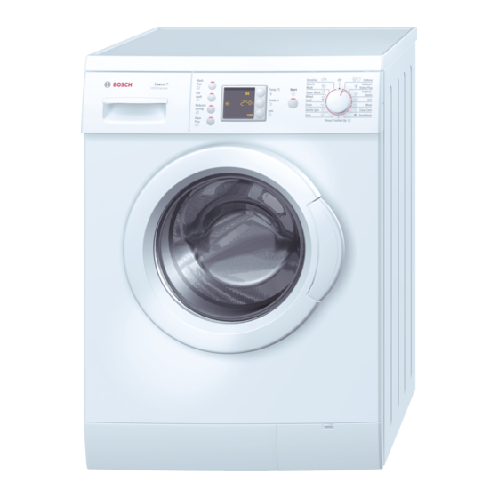 Bosch exxcel 7 1200 express Manuale di istruzioni per l'uso