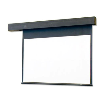 Draper Rolleramic Electric Projection Screen Instructions d'installation et d'utilisation