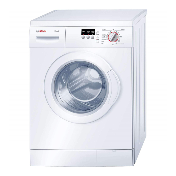 Bosch WAE24063GB Series Manual de Instruções