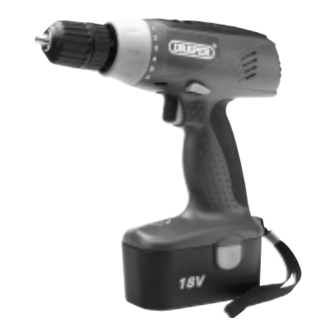 Draper CORDLESS DRILL Manual de instrucciones