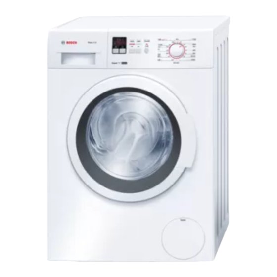 Bosch WLO16160TI Manual de instrucciones