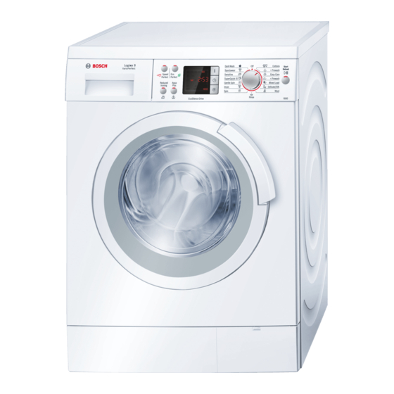 Bosch WM08E260GR Manual de instruções