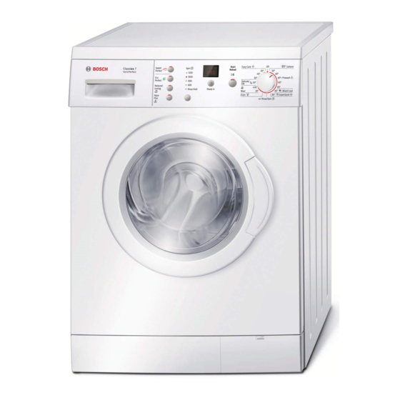 Bosch WM08E261BC Manual de instruções