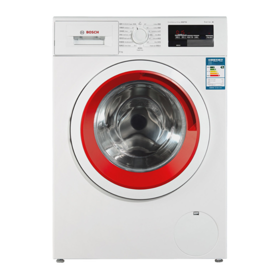 Bosch XQG80-WAP201601W Instrukcja obsługi i instrukcja instalacji