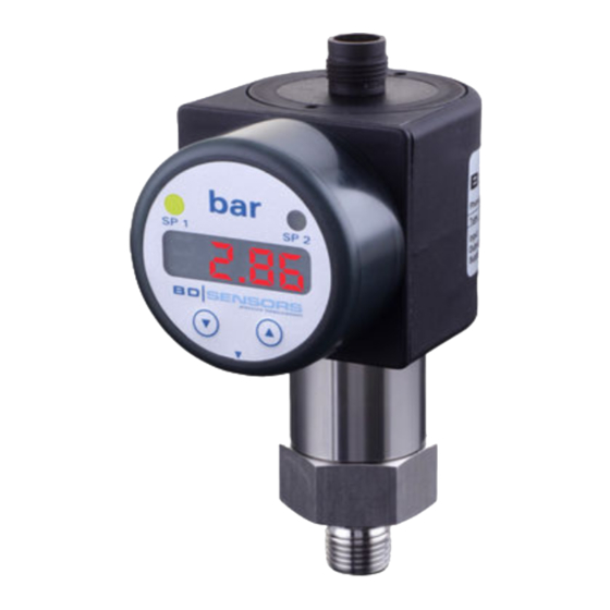 BD Sensors DS 200 Manuel d'utilisation