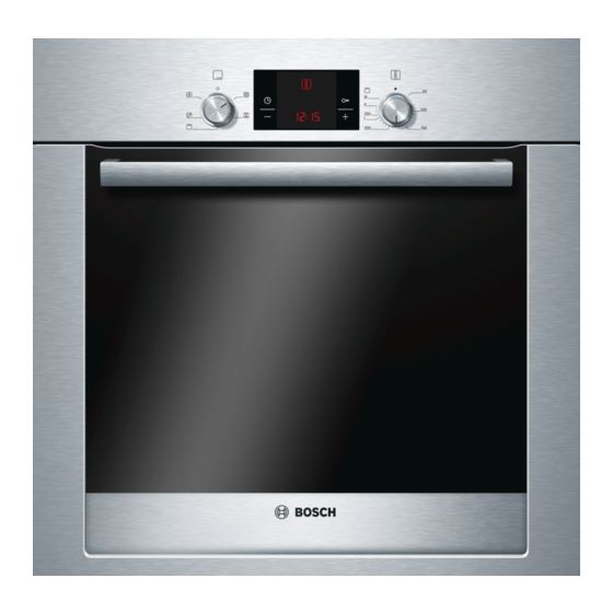 Bosch HBA13B150B Manual de instruções de instalação