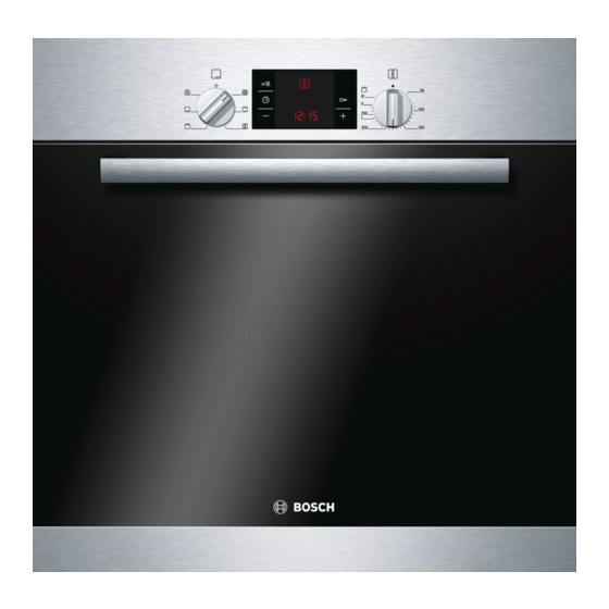 Bosch HBA23B1.0B Manual de instrucciones