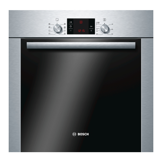 Bosch HBA63B258F Manual de instruções de instalação